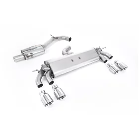 Cat-Back Milltek  3" Quad 100mm GT100