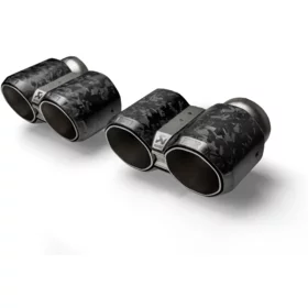 Embouts d'échappement Akrapovic  Carbon Forged