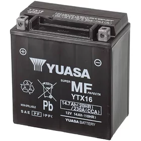 Batterie Moto Yuasa YTX16  12V 14.7Ah  