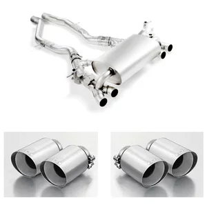Echappement Final Remus  2.75" 102mm Straight Cut pour BMW 2 Coupé (F22, F87)  M2 Competition 411cv