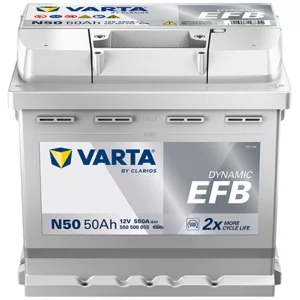 Autobatterie Varta N50 Dynamic  EFB 12V 50Ah  550A