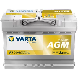 Autobatterie Varta A7 Dynamic AGM 12V 70Ah  760A