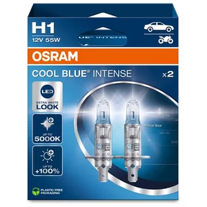 Ampoules Hallogènes Osram Cool Blue Intense H1 Duobox 