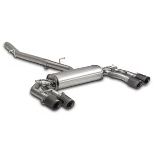 GPF-Back Remus à Clapets 3" 102mm Carbon pour CUPRA ATECA (KH7, KHP, KBP)  2.0 TSI 4Drive 300cv