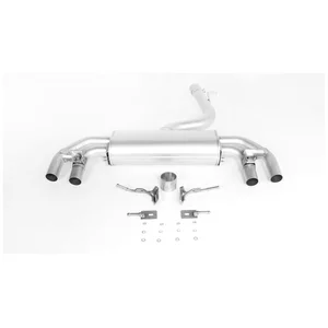 Cat-Back avec système de clapets Remus à Clapets 102mm Straight Cut pour VW GOLF VII (5G1, BQ1, BE1, BE2)  2.0 R 4motion 300cv