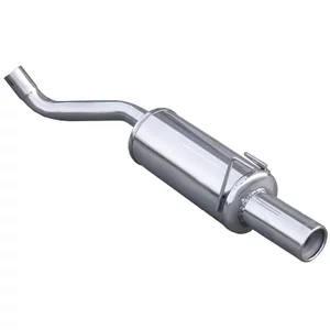 Endschalldämpfer Inoxcar  80mm Rolled für ALFA ROMEO 145 (930_)  1.8 i.e. 16V (930.A1A) 144ps