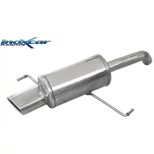 Endschalldämpfer Inoxcar  120x80 Oval für ALFA ROMEO 147 (937_)  1.6 16V T.SPARK ECO (937.AXA1A, 937.BXA1A) 105ps