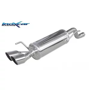 Endschalldämpfer Inoxcar  2x80mm Racing Angled für ALFA ROMEO MITO (955_)  1.4 TJet (955AXG1A) 120ps