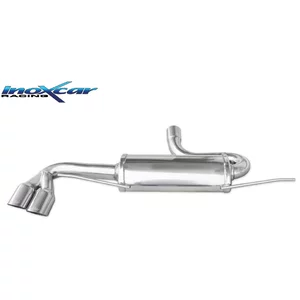 Endschalldämpfer Inoxcar  2x80mm Racing Angled für AUDI TT (8J3)  2.0 TFSI quattro 200ps