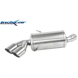 Endschalldämpfer Inoxcar  2x80mm Racing Angled für BMW 1 (F20)  116 i 136ps