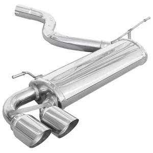 Endschalldämpfer Inoxcar  2x80mm Racing Angled für BMW 1 (F21)  125 i 218ps