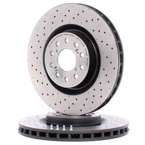 Bremsscheibe Vorne Gelochten Brembo 