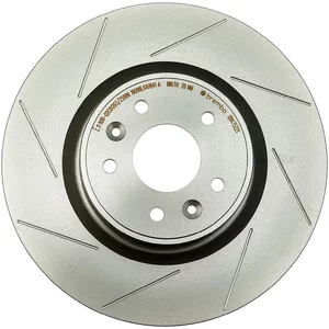 Bremsscheibe Vorne Geschlitzte Brembo Drilled für RENAULT MEGANE III Coupé (DZ0/1_)  2.0 TCe 220 220ps