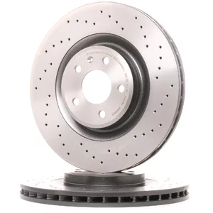 Bremsscheibe Hinten Gelochten Brembo Xtra für SKODA OCTAVIA IV (NX3, NN3, PV3)  2.0 RS 265ps
