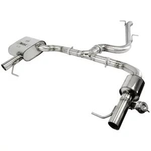 Cat-Back Bull-X Ego-X 3" Oval Chrome für VW GOLF VII Variant (BA5, BV5)  2.0 R 4motion 300ps