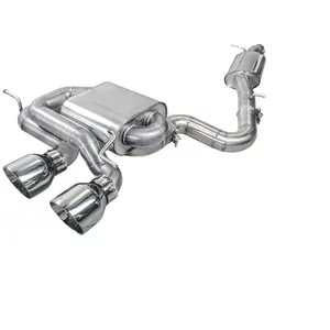 Cat-Back mit Klappensystem Bull-X Ego-X 102mm Straight Cut für VW GOLF VI (5K1)  2.0 R 4motion 270ps