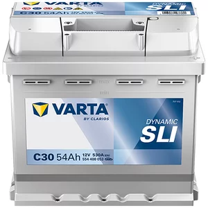 Autobatterie Varta C30 Dynamic SLI 12V 54Ah  530A