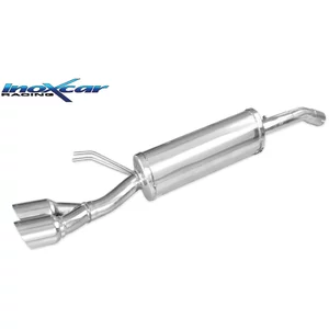 Echappement Final Inoxcar  2x80mm Racing Angled pour FIAT BRAVO II (198_)  1.4 T-Jet (198AXF1B) 150cv