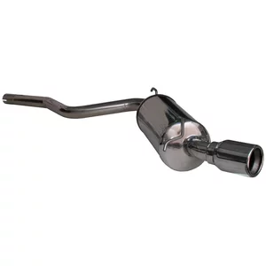 Endschalldämpfer Inoxcar  80mm Rolled für FIAT CINQUECENTO (170_)  1.1 Sporting (170AH) 54ps