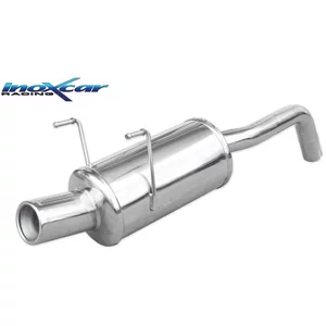 Endschalldämpfer Inoxcar  80mm Rolled für FIAT 500 (312_)  1.4 (312AXC1B, 312CXC1B) 100ps