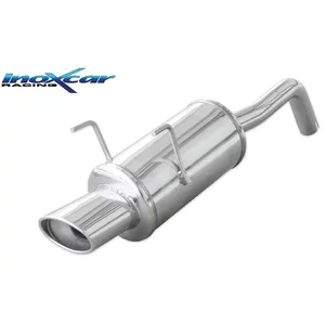 Endschalldämpfer Inoxcar  120x80 Oval für FIAT PANDA (169_)  1.4 (169AXE1B) 100ps