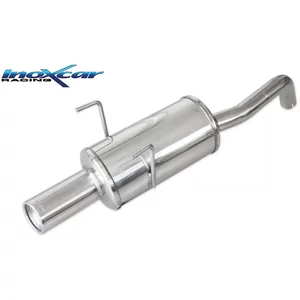 Endschalldämpfer Inoxcar  80mm Rolled für FIAT PANDA (169_)  1.4 (169AXE1B) 100ps