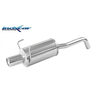 Endschalldämpfer Inoxcar  80mm Rolled für FIAT PANDA (169_)  1.2 (169.AXB11, 169.AXB1A) 60ps