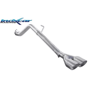 Endschalldämpfer-Ersatzrohr Inoxcar  2x80mm Racing Angled für ABARTH PUNTO  1.4 SUPERSPORT (199.AXX1B) 180ps