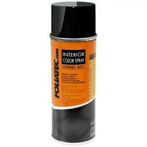 Peinture pour Sièges de Voiture Foliatec Interior-ColorSpray Noir 400ml