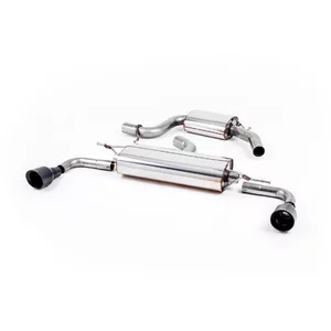 Cat-Back Milltek  2.75" GT 100 Cerakote Black pour VW GOLF VI (5K1)  2.0 GTi 210cv