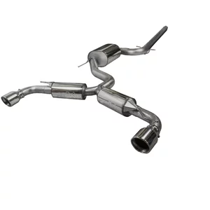 Cat-Back Bull-X  3" 101mm Rolled für VW GOLF VII (5G1, BQ1, BE1, BE2)  2.0 GTI Clubsport 265ps