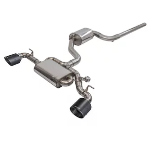 Cat-Back mit Klappensystem Bull-X Ego-X 102mm Carbon für VW GOLF VII (5G1, BQ1, BE1, BE2)  2.0 GTI 245ps