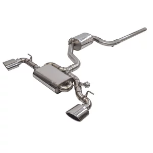 Cat-Back mit Klappensystem Bull-X Ego-X 3.5" 145x90 für SEAT LEON (5F1)  2.0 Cupra 300ps