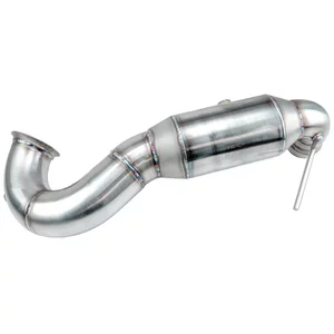 Sportkatalysator Bull-X EGO Downpipe 89mm für MERCEDES-BENZ CLASSE GLA (X156)  AMG GLA 45 4-matic (156.952) 381ps
