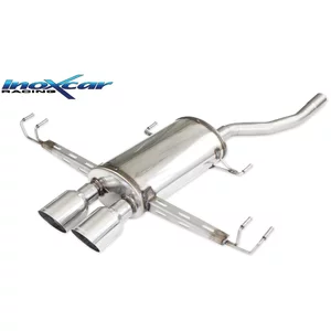 Endschalldämpfer Inoxcar  2x100mm Racing für HONDA CIVIC X Berline bicorps trois ou cinq portes (FC_, FK_)  1.5 VTEC (FK7) 182ps