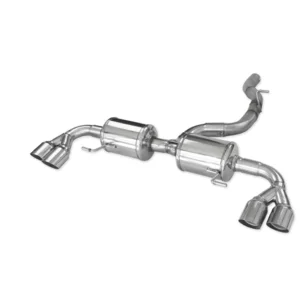 Endschalldämpfer Inoxcar  2x80mm Racing für AUDI A1 Sportback (8XA, 8XF)  S1 quattro 231ps