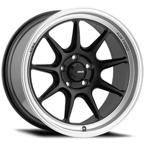 <h2>Konig Countergram</h2>MATTE BLACK / MATTE MACHINED LIP