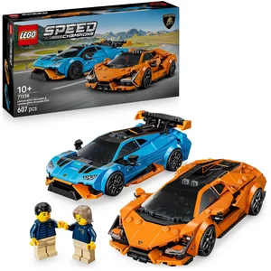 Lego Auto-Bauset Lamborghini Revuelto & Huracán STO