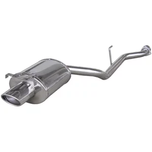 Endschalldämpfer Inoxcar  120x80 Oval für MERCEDES-BENZ SLK (R170)  200 Kompressor (170.444) 163ps