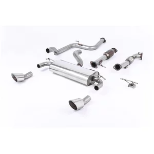 Cat-Back Milltek  3" GT 115 Polished pour FORD FOCUS II (DA_, HCP, DP)  2.5 RS 305cv