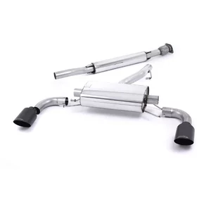Cat-Back Milltek  63.5 Dual Cerakote Black GT-115 pour TOYOTA GR 86 Coupé (ZN8)  2.4 (ZN8BKE8) 234cv
