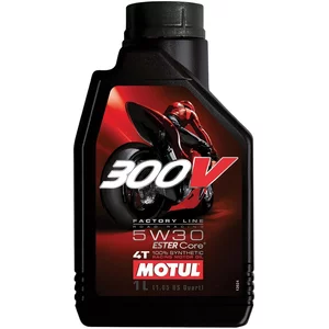 Huile Moto Motul 300V 5W30 Road Racing 1L