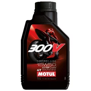 Huile Moto Motul 300V 15W50 Road Racing 1L