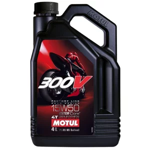 Huile Moto Motul 300V 15W50 Road Racing 4L