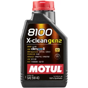 Huile Moteur Motul 8100 X-clean gen2 5W40 1L