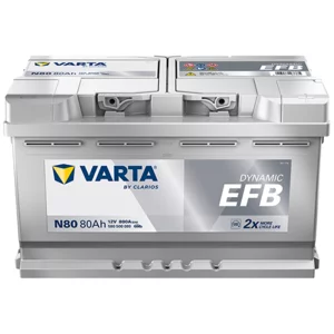 Autobatterie Varta N80 Dynamic  EFB 12V 80Ah  800A