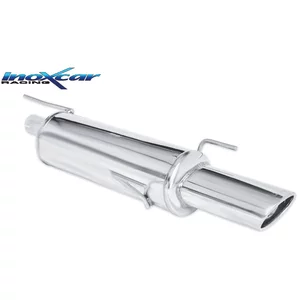 Endschalldämpfer Inoxcar  120x80 Oval für OPEL ASTRA G Coupé (T98)  2.0 16V Turbo (F07) 200ps
