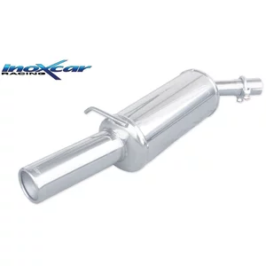 Endschalldämpfer Inoxcar  80mm Rolled für OPEL CORSA A TR (S83)  1.4 i (F11, M11, F19, M19) 60ps