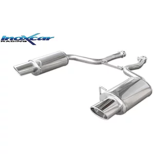 Endschalldämpfer Inoxcar  150x105mm Oval für AUDI A4 B7 (8EC)  RS4 quattro 420ps