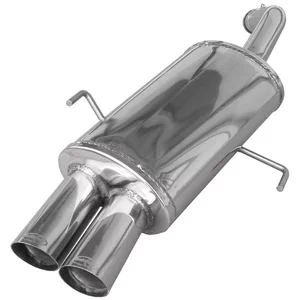 Endschalldämpfer Inoxcar  2x76mm Racing Angled für ALFA ROMEO GT (937_)  1.9 JTD (937CXN1B) 150ps